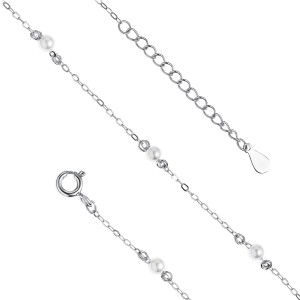 Bratara de picior din argint cu bile sidefate DiAmanti Z2182XR-DIA (Argint 925‰ 0,9 g.) Bratara de picior din argint cu bile sidefate DiAmanti Z2182XR-DIA (Argint 925‰ 0,9 g.)